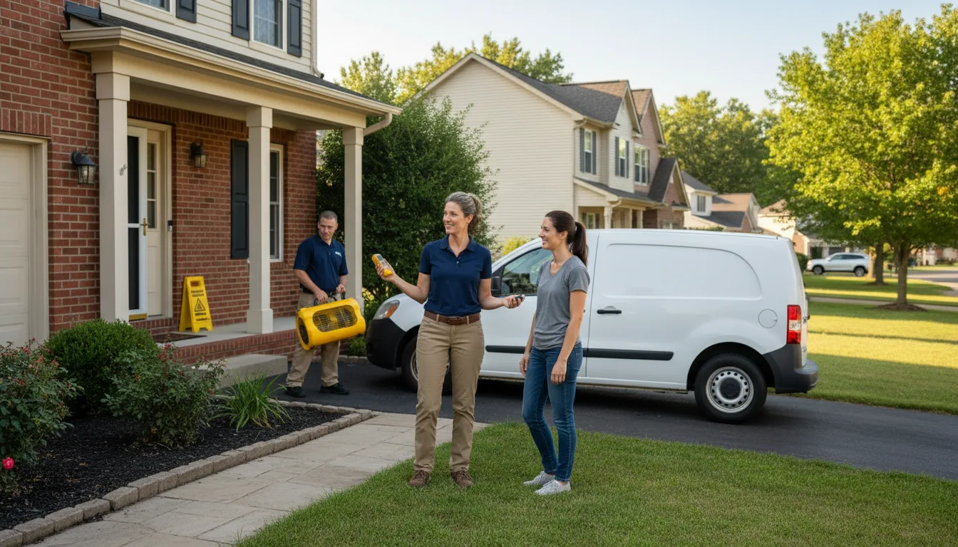 Water restoration image for Home Water Damage Repair in Bowman, GA